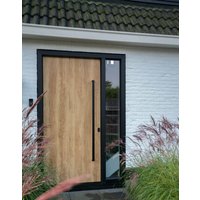 Luxury Entrance Doors Fire Proof Customized Front Entry Aluminum Single Casement Door Luxury Villa Modern Front Door for Houses