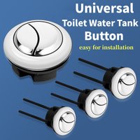 Universal Dual Flush Toilet Water Tank Button Round Shape Toilet Push Dual Flush Buttons Bathroom Push Switch 58/48/38mm