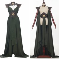 Women Elven Cape Medieval Full Length Fairy Cloak Off Shoulder Capelet