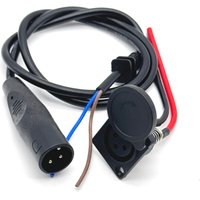 AliExpress LAJQTAO 3Pin Charge Connector Male Plug Interface Cable 2Wire Connector Female Socket For electric bicycle Balance Car Bike