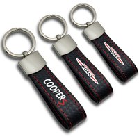 PU Leather Car Keychain Chain Key Rings Car Accessories For Mini John Cooper Works JCW R56 R57 R58 R59 R61 F54 F55