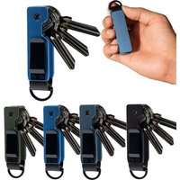 New Smart Aluminum Metal Organizer Holds 2-5 Keys Multi-functional keychain Outdoor Portable Keychain Compact Fob Holder Gifts