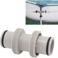 Pool Hose Adapter 1.5in to 1.5in Straight Joint Pool Hose Connector Pool Threaded Hose Connector For Intex Pool Hose Connector