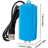 USB Aquarium Filter Fishing Tank Tube Aquatic Accessories Mini Aquarium Air Pump Kit Oxygen Pump With Check Valve Air Stone