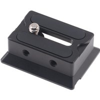 FOTGA Tripod plate quick release plate small camera plate quick clamp PU plate for DJI Ronin RS3 RS4/RS4 PRO camera tripod head