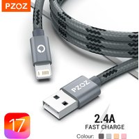 PZOZ Usb Cable For iPhone Cable 14 13 12 11 Pro Max Xs Xr X 8 plus iPad Air Mini Fast Charging Cable For iPhone Charger