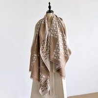 Elegant Polka Dot Design Scarf Imitation Cashmere Soft Warm Versatile Shawl Coldproof Windproof Blanket Scarf for Autumn Winter