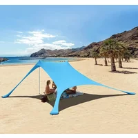 200*210*150CM Family Beach Tent Beach UV Protection Canopy Tent For 3-4 Person Outdoor Camping Wind Resistance Awning
