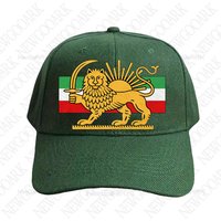 Lion and Sun Flag Persian Iran Flag Pahlavi Hat Woman Man Adult Baseball Caps Adjustable Trucker Cap Outdoors Boyfriend