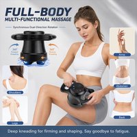 3D Rotating Body Massager with Adjustable Intensity Low Noise Operation for Full Body Relaxation & Shaping