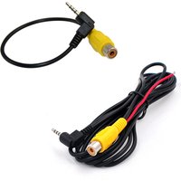 AV in Video Cable Adapter 2.5mm AV Jack Male Plug To RCA Female Adapter Cable For GPS And Rear Camera
