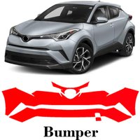 Car Precut Paint Protection Film Front Bumper Anti-scratch Exterior TPU PPF For Toyota C-HR 2018-2019