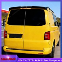For Volkswagen VW T5 T5.1 T6 T6.1 Double Door Transporter ABS Gloss Black Car Rear Trunk Roof Spoiler Wing Bodykits Tuning
