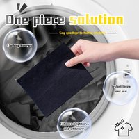 12/20pcs Black Enhancer Laundry Sheets Keep Clothes Bright and Vivid Ideal for Everyday Use