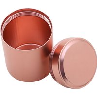 Mini Metall Box Tee Kann Kleine Reise Tragbare Container Glas Zucker Kaffee Caddy Organizer Haushalt Lagerung Liefert
