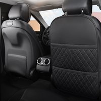 Seat back PU leather anti-kick storage bag dustproof, waterproof and durable four seasons protective protective cover