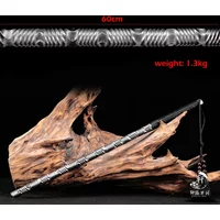 60cm Outdoor Martial Arts Equipment High Manganese Steel Philippine Short Stick Car Emergency Window Breaking Tool