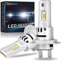 2Pcs H7 LED Headlight Bulb 12V Mini Car Head Lamp CSP3570 Wireless H7 LED Canbus Error Free 20000Lm 6000K White