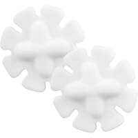 2 Pcs Flower Petal Magnetic Stirring Rod Plastic Mixer Educational Equipment Mini Magnetic Stir Bar Stir Plate Rod