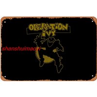 ALI Zuhhgii Retro Tin Sign Operation ivy Vintage Funny Novelty Metal Signs Man Cave Humorous Signs Movies Music Bar Art Post