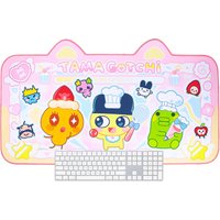Tamagotchi-Inspired XXL Gaming Mouse Pad - Extra Large Desk Mat with Cute Character Design, Non-Slip Rubber Base(773x438mm)