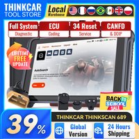 THINKCAR Thinkscan 689 Diagnosegeräte Vollsystem-Autoscanner ECU-Codierung Aktiver Test CANFD 34 Reset Funktionen Lebenslange Kostenlose Updates