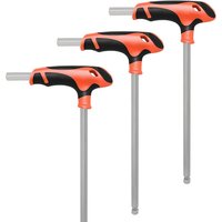 2/2,5/3/4/5/6/8/10mm Kugelkopf/Flachkopf Sechskantschlüssel Handwerkzeug Universal Schnellwechseladapter Chrom-Vanadium-Stahl Sechskant
