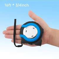 1/8inch Fraction Markings Full Imperial Scale Retractable Tape Measure Tools with Two Sizes Optional,Self Locking Measuring Tape