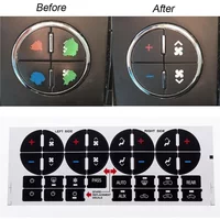 For GMC Buick Traverse Suburban Avalanche Chevy Car Air Condition AC Climate Control Button Repair Stickers Decoration Decals