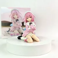 Younger Girlfriend Cute Pink Hair Action Figure Collectible Model Doll Statue Collectible Desktop Ornament Toy Birthday Gift