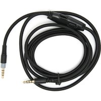Portable Headphone Cable 3.5mm Plug and Play Perfect quality Male to Male Audio Cable with Volume Control for HyperX Cloud