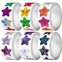 500Pcs Glitter Star Stickers for Kids School teacher Reward sticker Cute Party Decor Business Label Scrapbooking Stickers