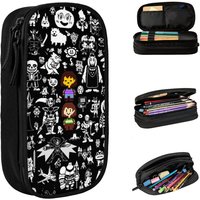 Undertale Pencil Cases Fashion Gamer Gaming Pen Bag for Student Big Capacity School Supplies Cosmetic Pencilcases