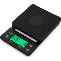 Electronic Digital Kitchen Scale Portable Coffee Scale With Timer High Precision 3/5kg 0.1g LCD Electronic Drip Scales