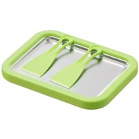 Homemade Ice Cream Make Pudding Yoghurt Plate Reusable DIY Household Ice Cream Tray without Electricity for Fruit Milk Drinks