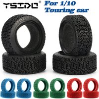 YSIDO 4Pcs 68mm RC 1/10 Rally Tires for 1:10 RC Car On Road Racing Rally HSP HPI Redcat Tamiya Kyosho SAKURA