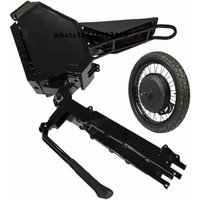 Stealth Bomber Motorcycle 72v 8000w QS273 Rear Motor Wheel Steel Frame Electric Bike for surron Ebike Conversion Kit
