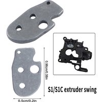 1Pcs Kobra S1/ S1C 3D Printer Extruder Stailess Steel Sensor Flap And Spring Replace Part Laser Cut For Anycubic Kobra S1C
