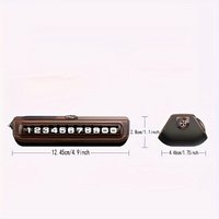 1PC Temporary parking, mobile phone, mobile phone, moving car number plate, ornament, number retention safety hammer