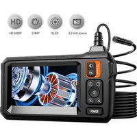 Industrial Endoscope Camera Waterproof IP67 HD Inspection Borescope Drain 8mm Snake Camera 4.3 Inch Screen Automotive Camera