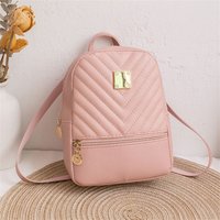 Fashion Small Diamond Grids Backpack Rucksack School Bags Shoulder Bags