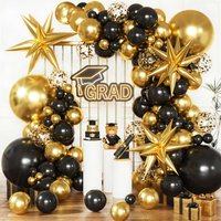 2026 Graduation Theme Balloons Arch Kit Perfect for Graduation Ceremonies, Bachelor Parties, and Birthday Party Decorations