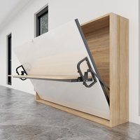 Rollover invisible bed Desk folding Multifunctional flap Hardware accessories Integrated wall Wall-mounted Hidde