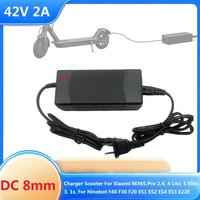 36V 42V 2A Scooter Charger For Xiaomi M365 Pro 2 /4 Lite /5 Elite /3/1s for Ninebot F40 F30 F20 ES1 ES2 ES4 ES3 Battery Charger