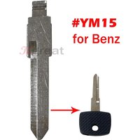 10pcs/lot YM15 Key Blade for Benz Uncut Remote Car Key Blade for Mercedes Vito Actros Sprinter V Class Replacement Car Key Blank