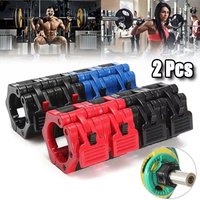 2pcs 28mm 30mm 25mm Barbell Collar Lock Dumbell Clips Clamp Weight Lifting Bar Dumbbell Lock Clamp Spring Clips Weight Lifting