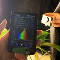 Hopoocolor 350-800nm HPCS330P Grow light LED Spectrometer PAR PPFD meter