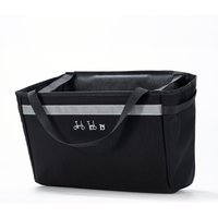 AliExpress NONE Bicycle Front Storage Bag with Frame,21L Vegetable Basket Bag for Brompton Quick-release Pet Bag Handlebar Tube Hanging Bag Bike