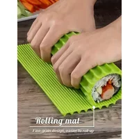 1pc Sushi Making Tool Sushi Roll Mat Seaweed Rice and Vegetable Roll Machine DIY Home Sushi Restaurant Party Kitchen Small Tool