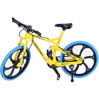 1:8 New Model Alloy Bicycle Diecast Mini Finger Mountain Colorful Bike Simulation Metal Bicycle Collection Gifts Toys